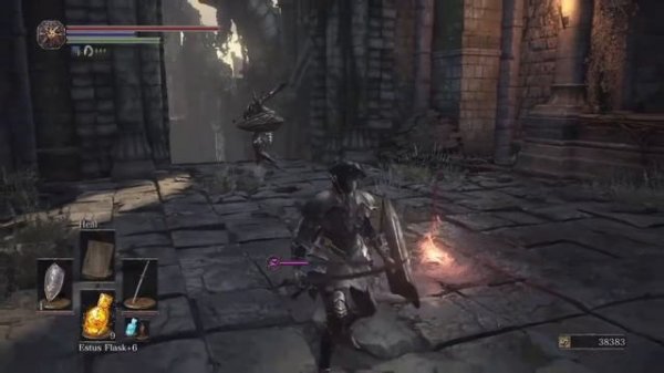 Dark Souls 3 - Black Knight vs Darkwraiths