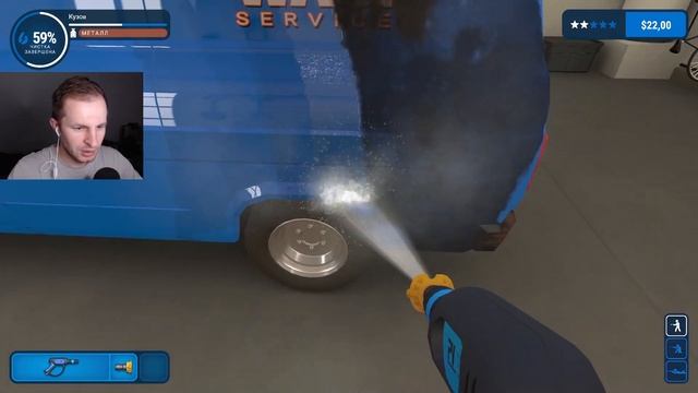 НИЛАМОП УСТРОИЛСЯ МОЙЩИКОМ: МОЕМ ФУРГОН В ГАРАЖЕ | PowerWash Simulator #1 смотреть онлайн