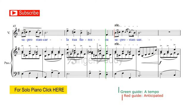 SEBBEN CRUDELE / Instrumental / ANTONIO CALDARA / High Voice