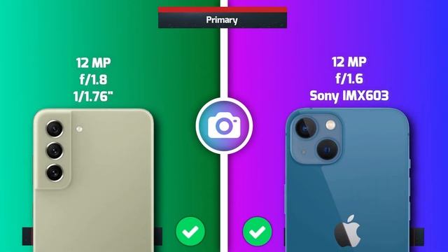 Samsung Galaxy S21 FE vs iPhone 13 смотреть онлайн