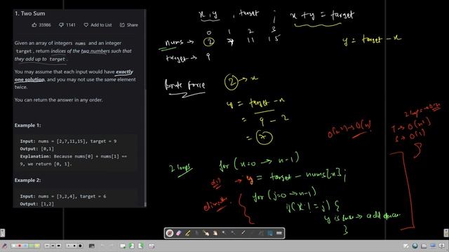 1. Two Sum | Leetcode 1 смотреть онлайн