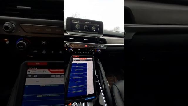 2020 Kia Telluride. HVAC testing (1 of 8). смотреть онлайн