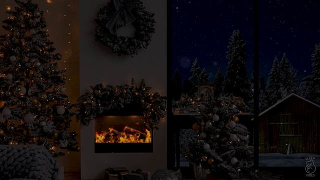 Christmas Sleep Video | Soft Christmas Piano | 8 Hours | Snow & Crackling Fire Best Sleep Video 202 смотреть онлайн