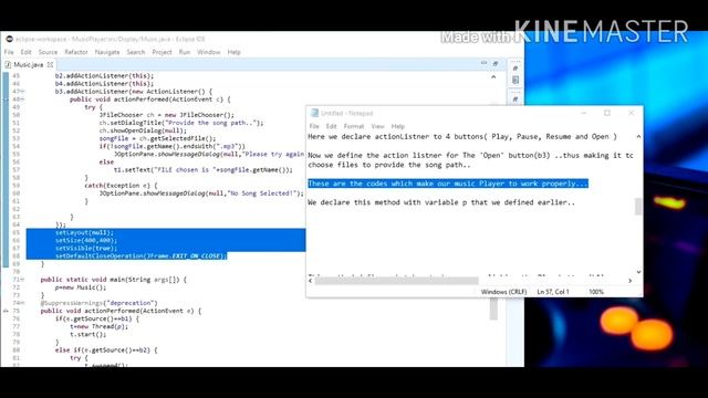 How to make Music Player using Threads in Eclipse смотреть онлайн