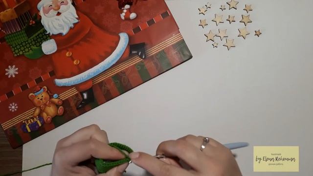 #2 ЕЛОЧКА. ВЯЗАЛЬНЫЙ АДВЕНТ КАЛЕНДАРЬ. ПРОСТЫЕ ИГРУШКИ МК смотреть онлайн