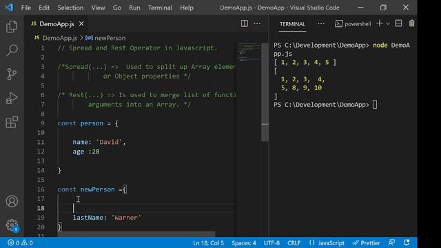 React JS Tutorial 4 - Spread and Rest operator in JavaScript смотреть онлайн