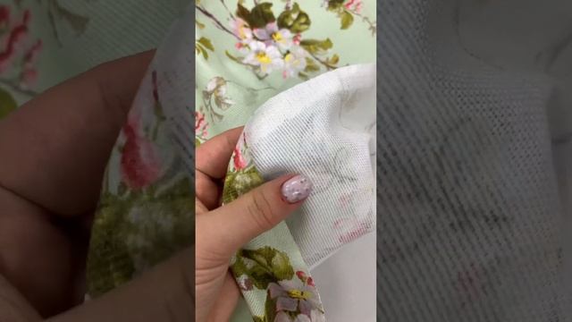Видеообзор ткани , рогожка под лён , яблоневый цвет на мяте. смотреть онлайн