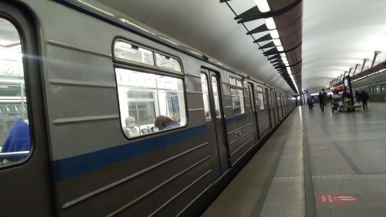 Модернизированный «Номерной» на станции «Кожуховская». 17 апреля 2021