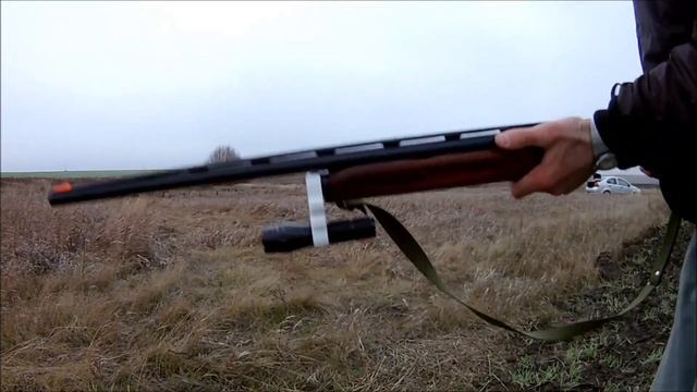 МР-155 Подствольный фонарь на ружье. Часть 2. Mounting the flashlight under the barrel. смотреть онлайн