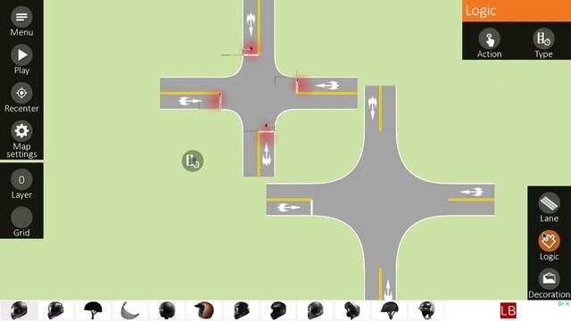 How to set up traffic lights in Intersection Controller смотреть онлайн