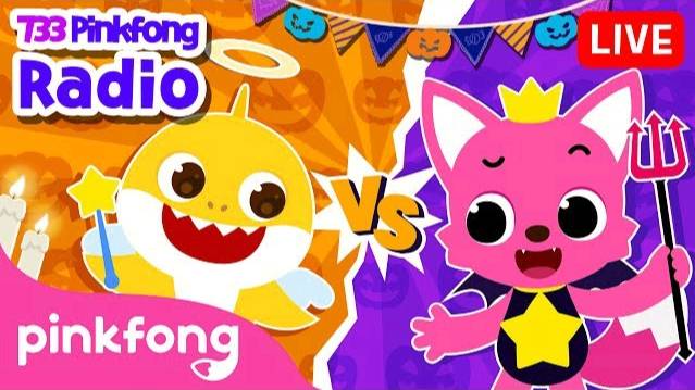 Angel Baby Shark Vs Devil Pinkfong | 733 Pinkfong Baby Shark Radio | Pinkfong Show For Children