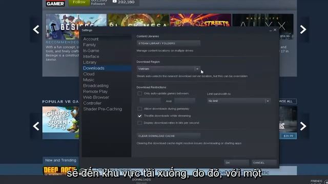 Sửa lỗi khi cài đặt hoặc cập nhật game trên Steam смотреть онлайн