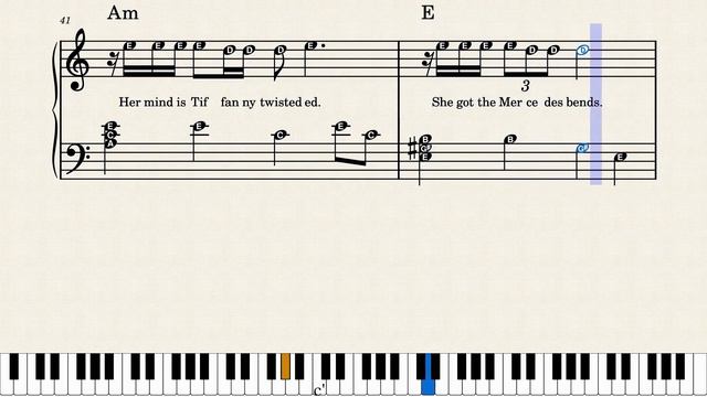 Hotel California || The Eagles - Easy Chord/Melody Piano TUTORIAL by Guy Faux. смотреть онлайн