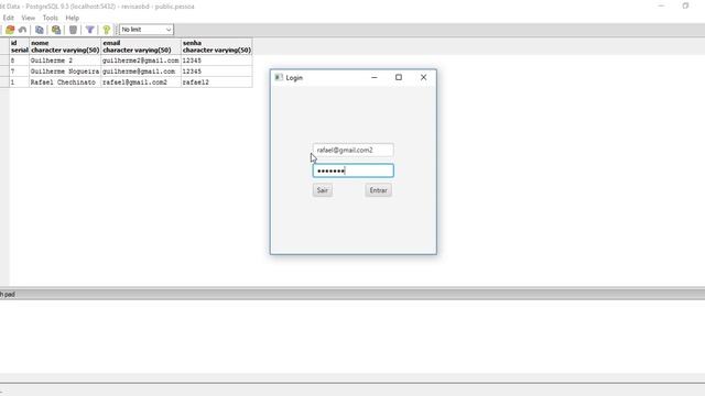 Login - PostgreSQL - JavaFX смотреть онлайн