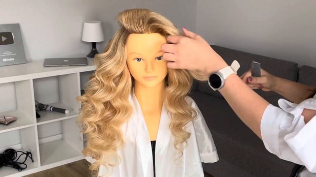 How To Make BIG Curls | Volumen & Big Hollywood Curls Tutorial | Hairstyles For Long Hair