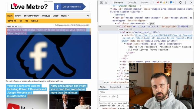 A Short and SIMPLE HTML Web Scraper in 6 lines of CODE смотреть онлайн