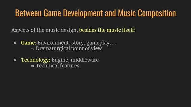 Music Design: Between Game Development and Music Composition смотреть онлайн