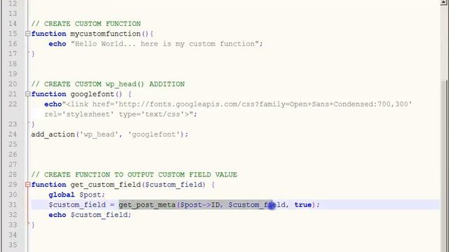 Custom Wordpress Templates and Themes, Part6, Custom Fields смотреть онлайн