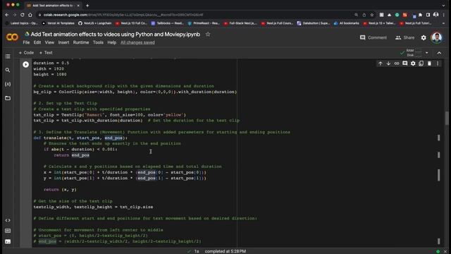 Animate Text in Python with Moviepy: Translate, Rotate, Scale & Fade Effects смотреть онлайн