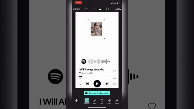 Easy SPOTIFY MUSIC GLASS FRAME | step by step tutorial | editing | printing | framing смотреть онлайн