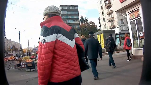 СПБ.Парк Есенина.Велодорожка на пр Большевиков. смотреть онлайн
