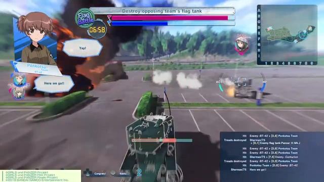 Girls und Panzer Dream Tank Match DX | Weird Glitch смотреть онлайн