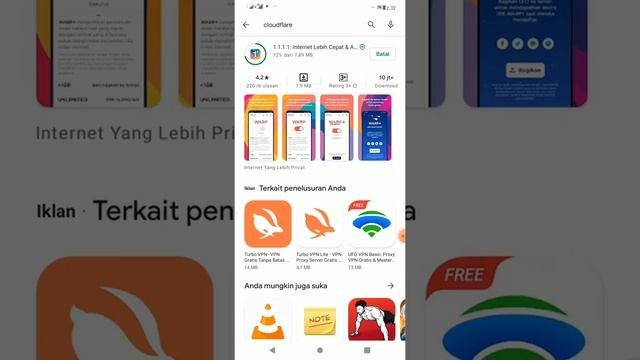 Cara Membuka situs yang diblokir dengan Aplikasi Cloudflare 1.1.1.1 смотреть онлайн