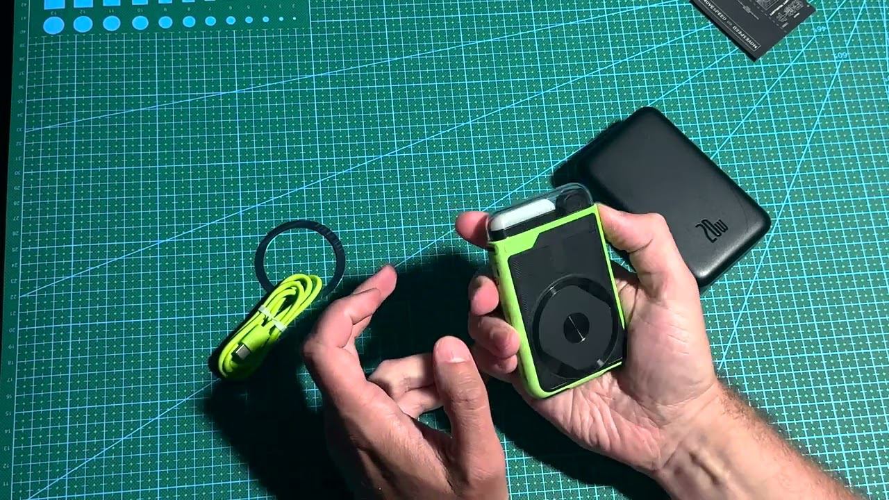 Портативный внешний аккумулятор MOVESPEED G10 Magsafe на 10000 мАч с беспроводной зарядкой