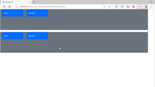Lesson 6 Bootstrap Horizontal alignment смотреть онлайн