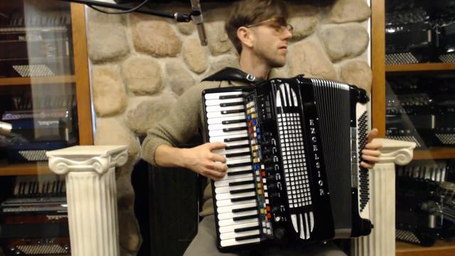 4059 - Black Excelsior Digisyzer Piano Accordion LMMM 41 120 $1499 смотреть онлайн