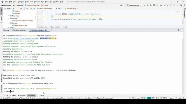 Создаем класс для работы с Symfony формами смотреть онлайн