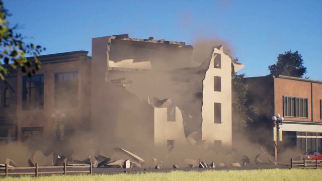 [UE5] Chaos Destruction with Niagara FX | Building Explosion | Unreal Engine 5 смотреть онлайн