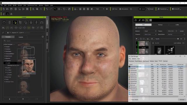 Character Creator 3 Tutorial - SkinGen Performance Settings смотреть онлайн