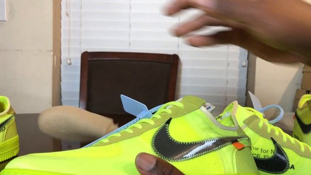 Nike Air Force One Volt Off-White real vs fake Review смотреть онлайн
