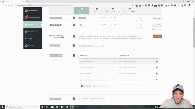 How To Make URL Redirects In Namecheap Including Wildcard Redirects смотреть онлайн