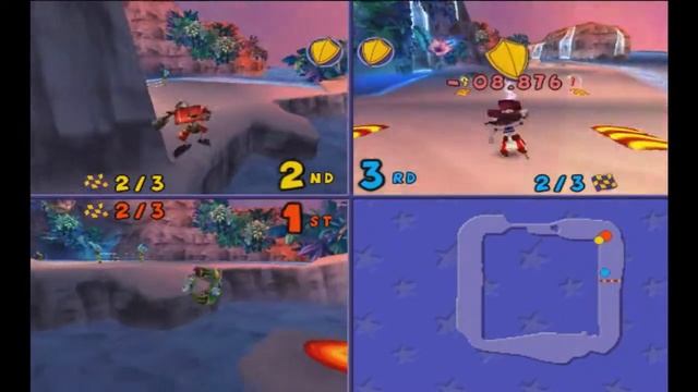 Rayman Arena | Gamecube | Multiplayer Gameplay смотреть онлайн