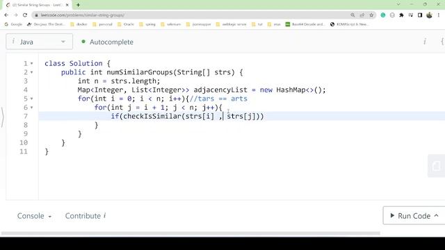 Leetcode 839. Similar String Groups || DFS || Java || Asked in FAANG смотреть онлайн