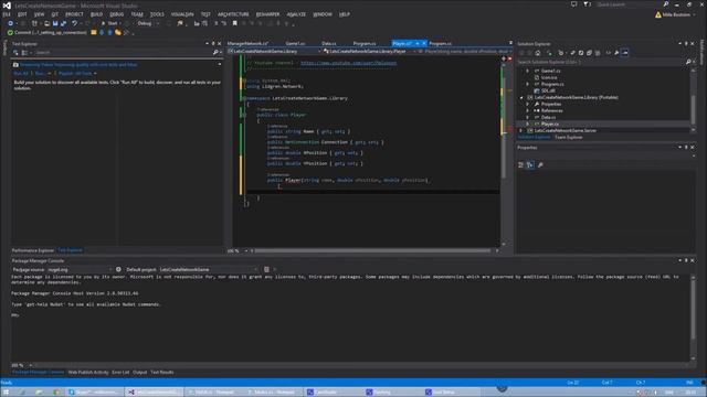 How to make a Network game - Part 2: Player start position (C#. XNA, Monogame, Lidgren) смотреть онлайн