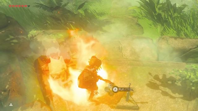 How to Get the Master Sword With Only 3 Hearts (and a Campfire) in Zelda Breath of the Wild! смотреть онлайн
