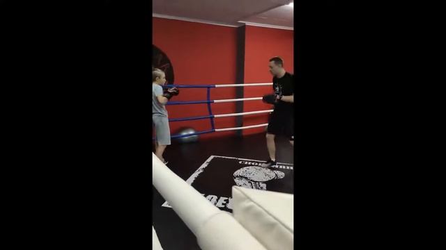 БОКС- ТРЕНИРОВКА НА ЛАПАХ смотреть онлайн