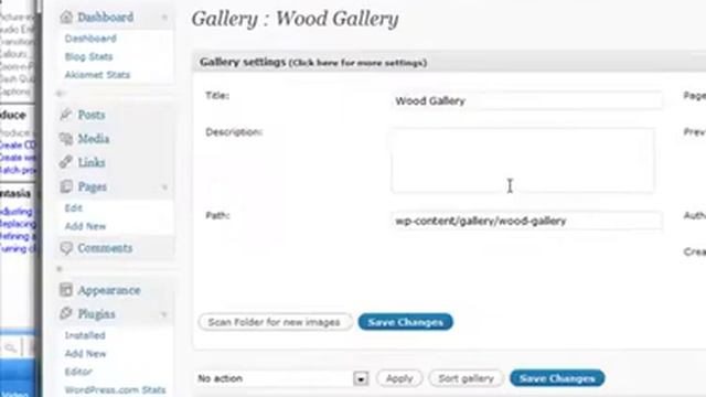 Editing and Sorting Images using Nextgen Gallery смотреть онлайн