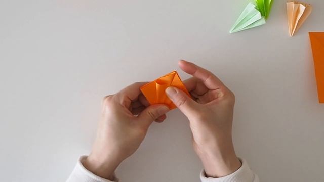 Make origami #withme - Origami Cactus Flower Tutorial смотреть онлайн