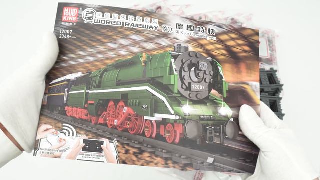 Mould King 12007 German Express Building Blocks Bricks Train Set Unboxing & Review смотреть онлайн