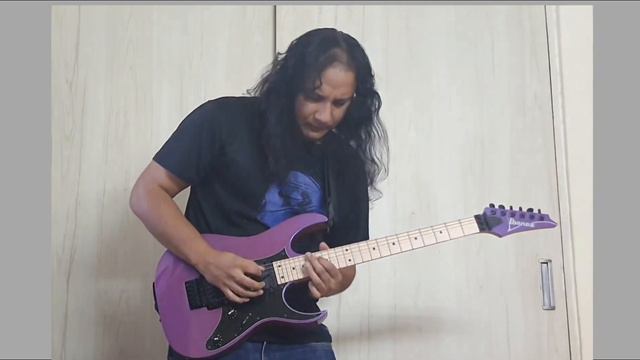 Joe Satriani - Flying in a blue dream guitar cover 2023 - RG550 Genesis Purple Neon смотреть онлайн