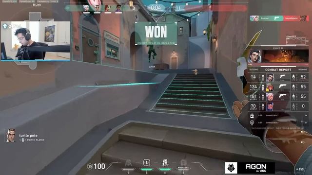 MVP! PEARL! G2 ShahZaM RAZE VALORANT GAMEPLAY [Full Match VOD] смотреть онлайн