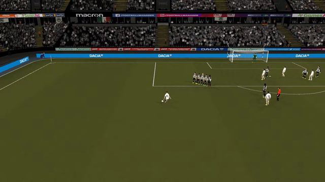 Udinese vs Juventus: Free Kick by Bernardeschi - Football Manager 2019 смотреть онлайн