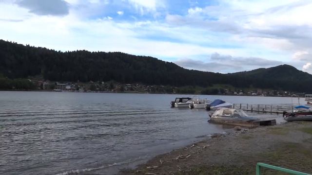 Телецкое, деревня Артыбаш / Teletskoye lake, village of Artybash смотреть онлайн