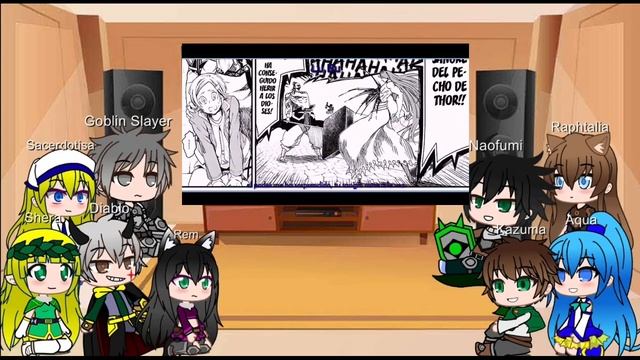 Protas de Isekai + Goblin slayer / Reaccionan a Shuumatsu no Valkyrie / Thor vs Lu Bu / Gacha life смотреть онлайн