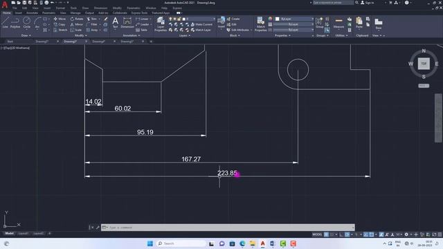 || TUTORIAL-31 || USE OF DIMENSIONING COMMANDS IN AutoCAD || IN ENGLISH || смотреть онлайн