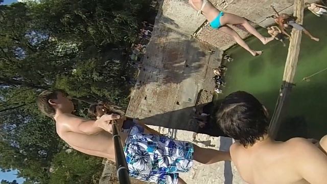 Ростов-на-Дону. Парамоновские склады. Прыжки в воду c GoPro. смотреть онлайн